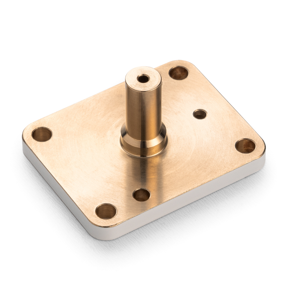Gold precision engineering part honing and lapping